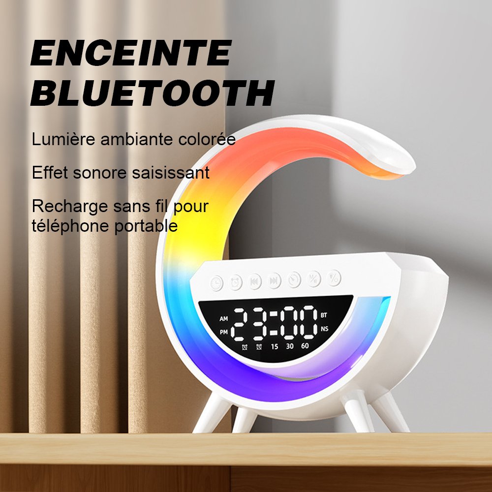 Haut-parleur Bluetooth (3401), haut-parleur HiFi portable sans fil, lecteur audio Bluetooth stéréo pour maison extérieur – Image 2