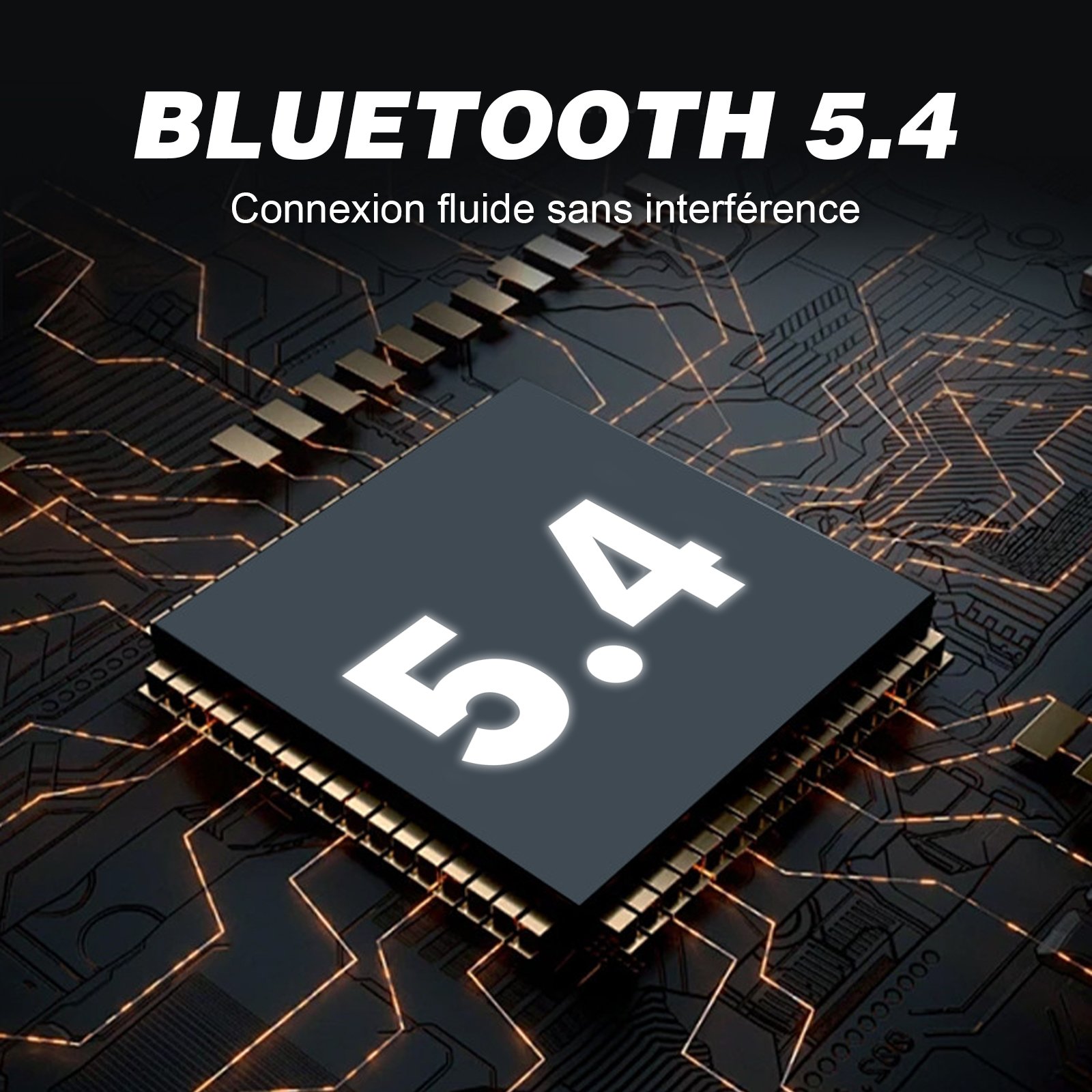 Casque Bluetooth (A39), écouteurs stéréo intra-auriculaires sans fil, écouteurs de sport réduction de bruit – Image 6