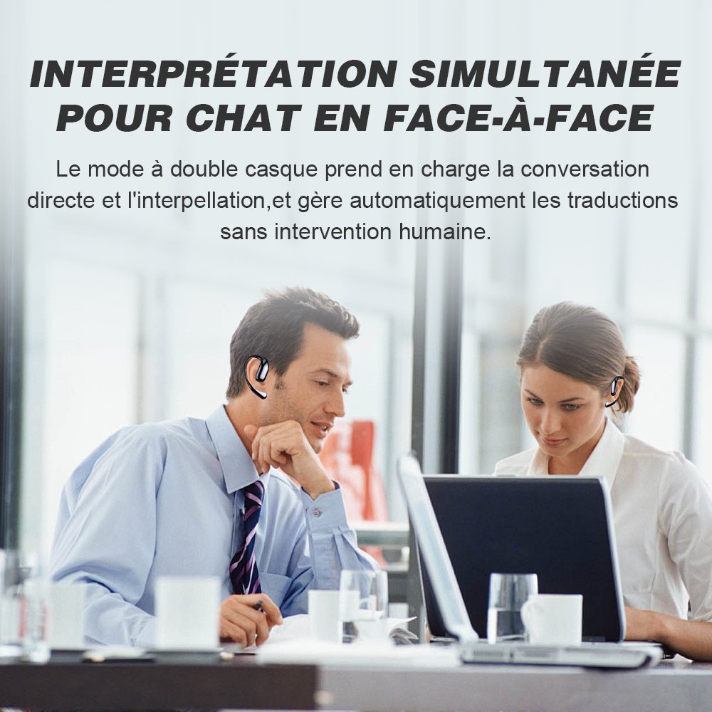 Casque Bluetooth (A39), écouteurs stéréo intra-auriculaires sans fil, écouteurs de sport réduction de bruit – Image 3