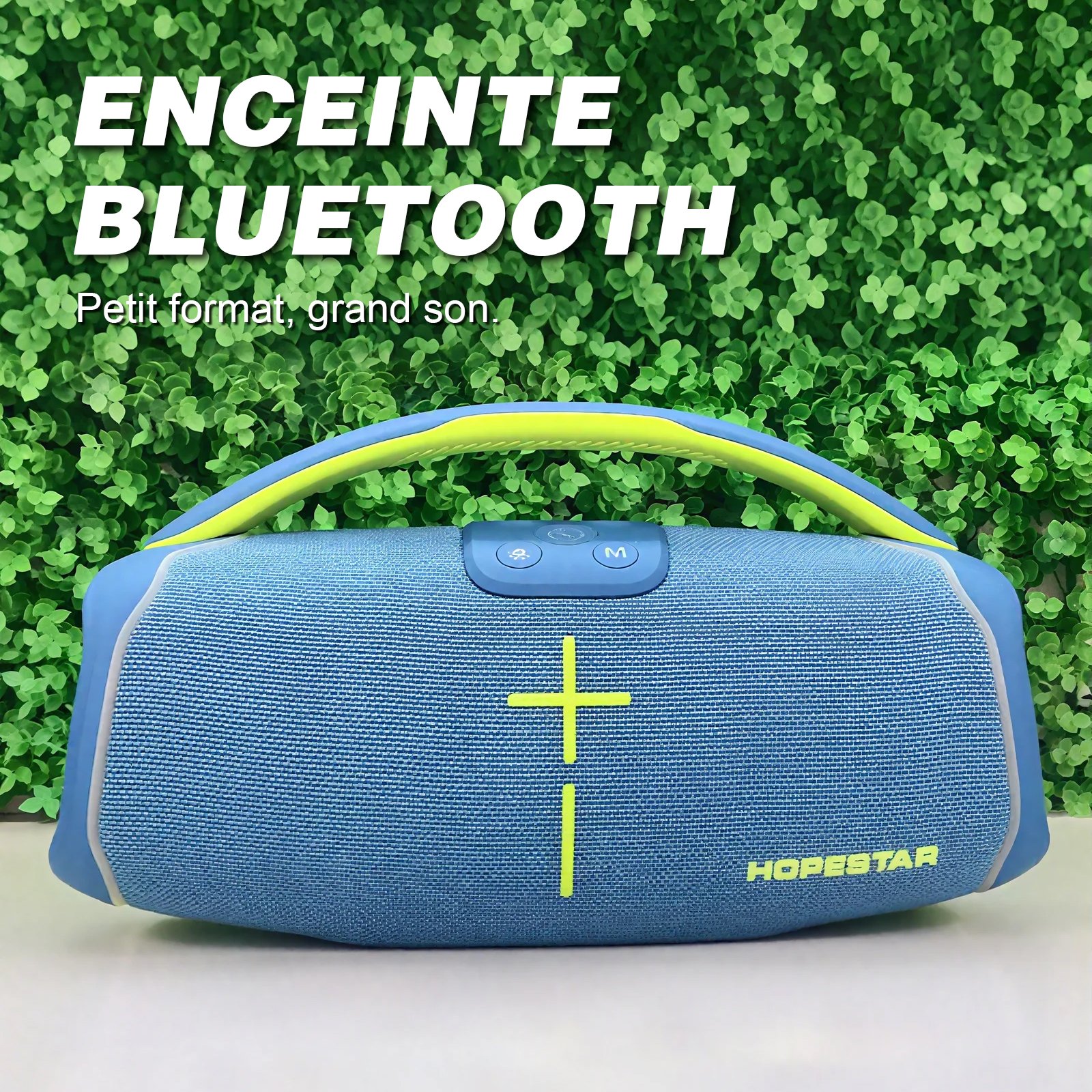 Haut-parleur multimédia (H61), haut-parleur son HiFi Bluetooth sans fil, lecteur audio stéréo portable – Image 2