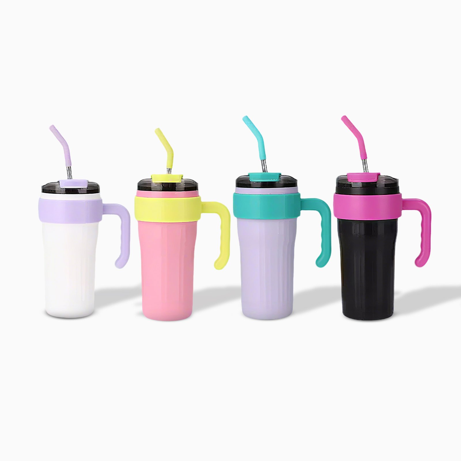 Gobelet 800ML avec poignée, mug réutilisable portable alimentaire