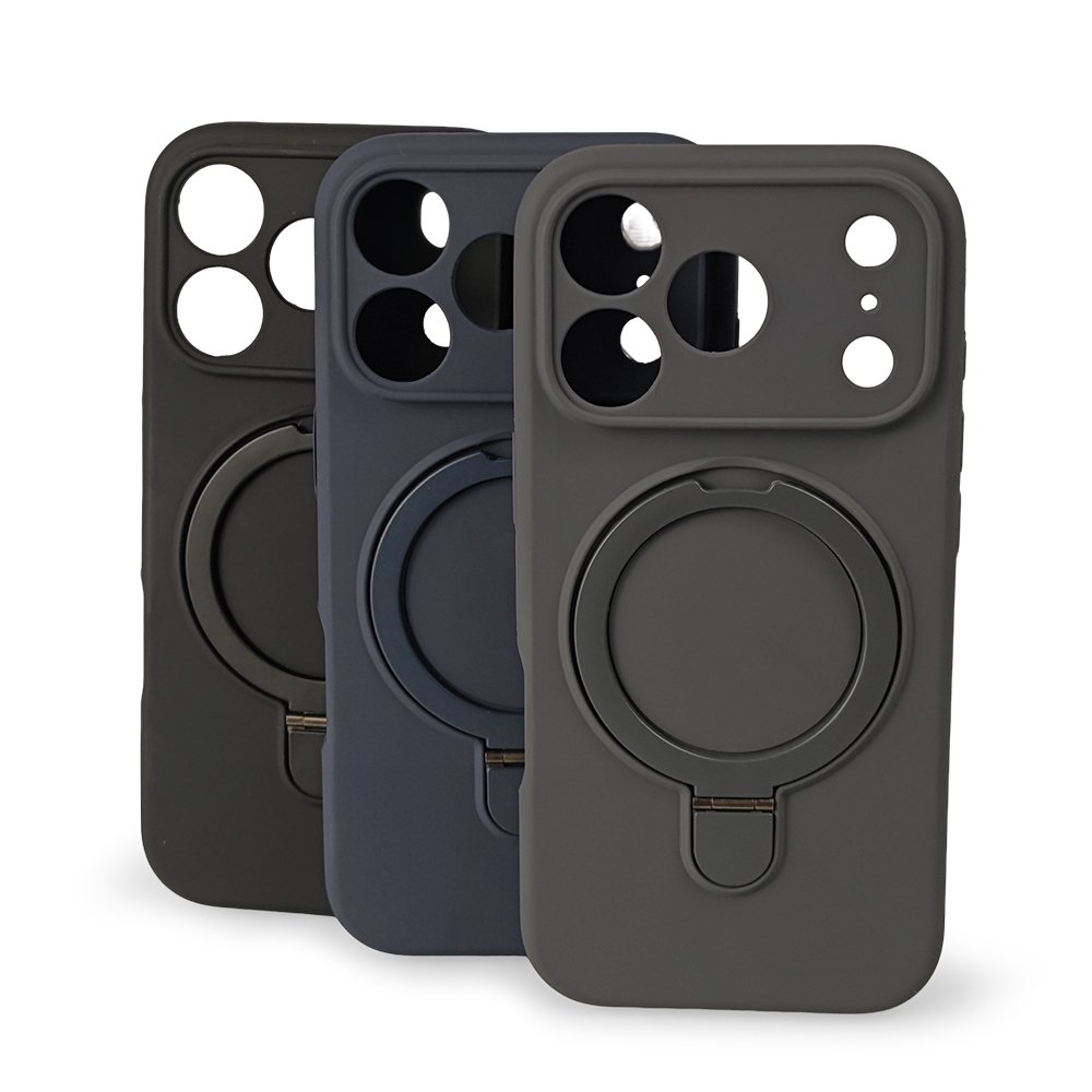 Coque avec support pour iPhone 17PRO, support pliable antichoc, coque anti-rayures protectrice